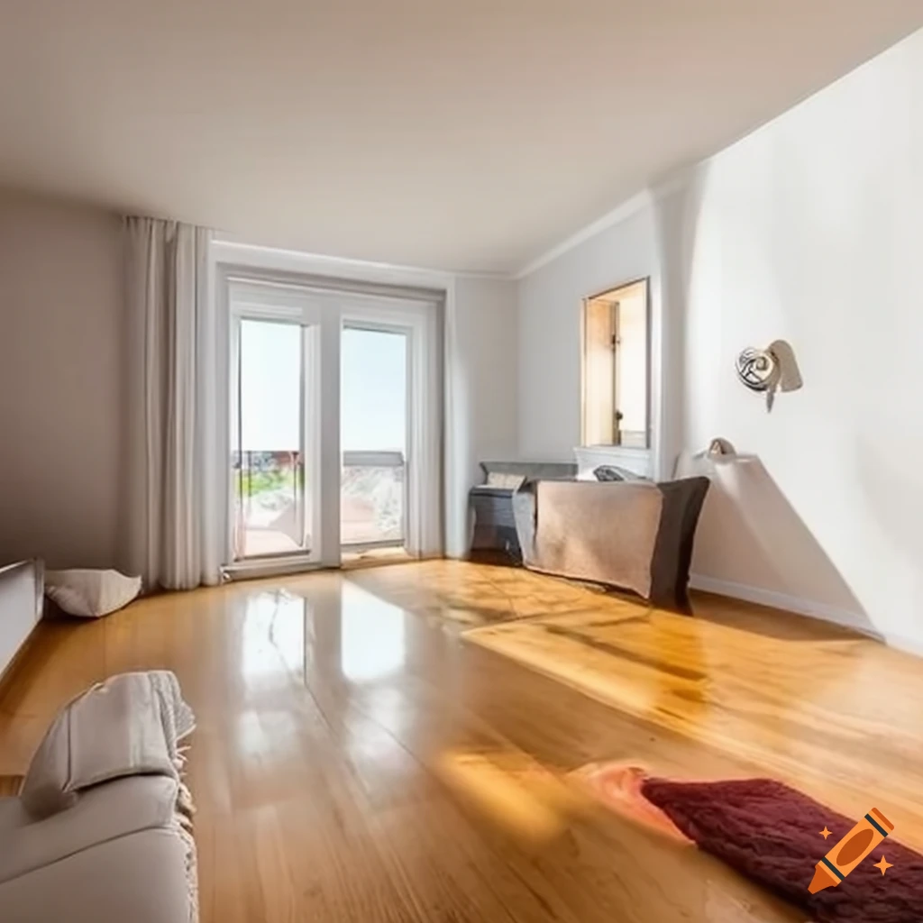 bright and sunlit apartment interior