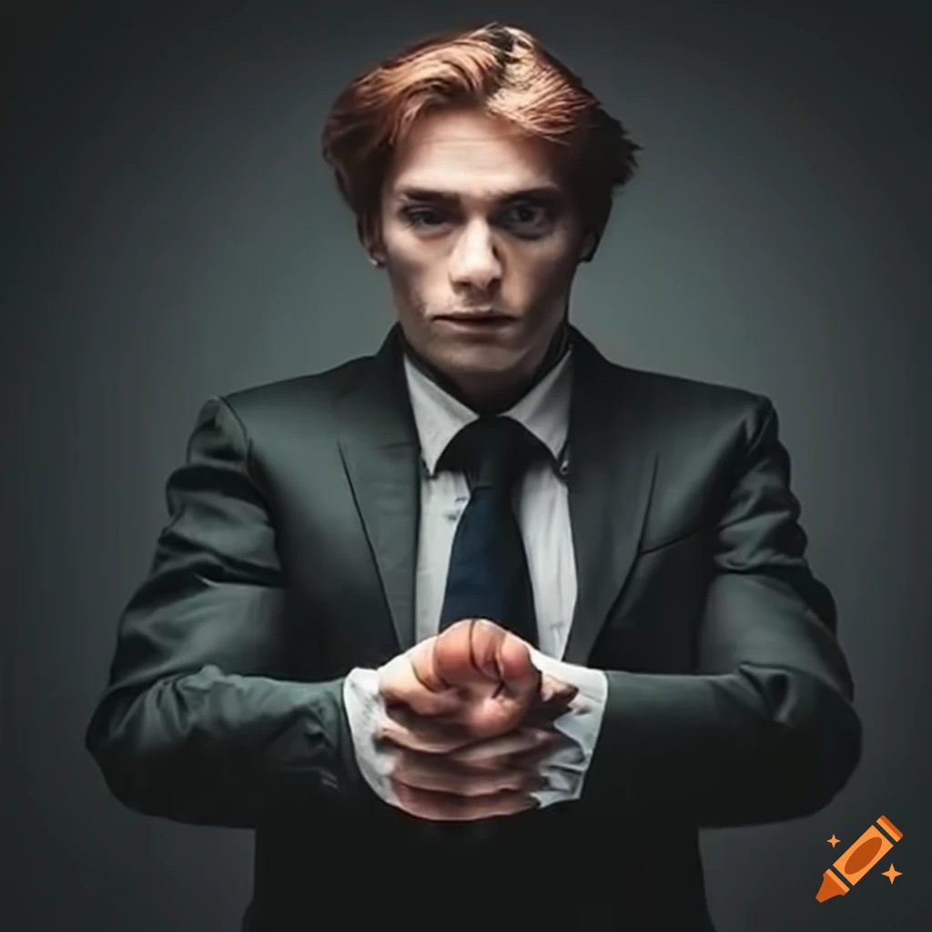 hands of a handyman in a suit