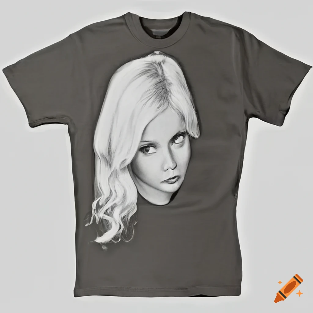 young blond girl wearing Al Capp style t-shirt