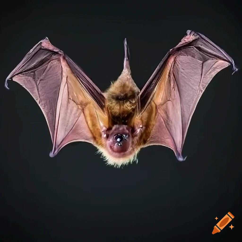 Upside down Bat With Wings Spread On Craiyon