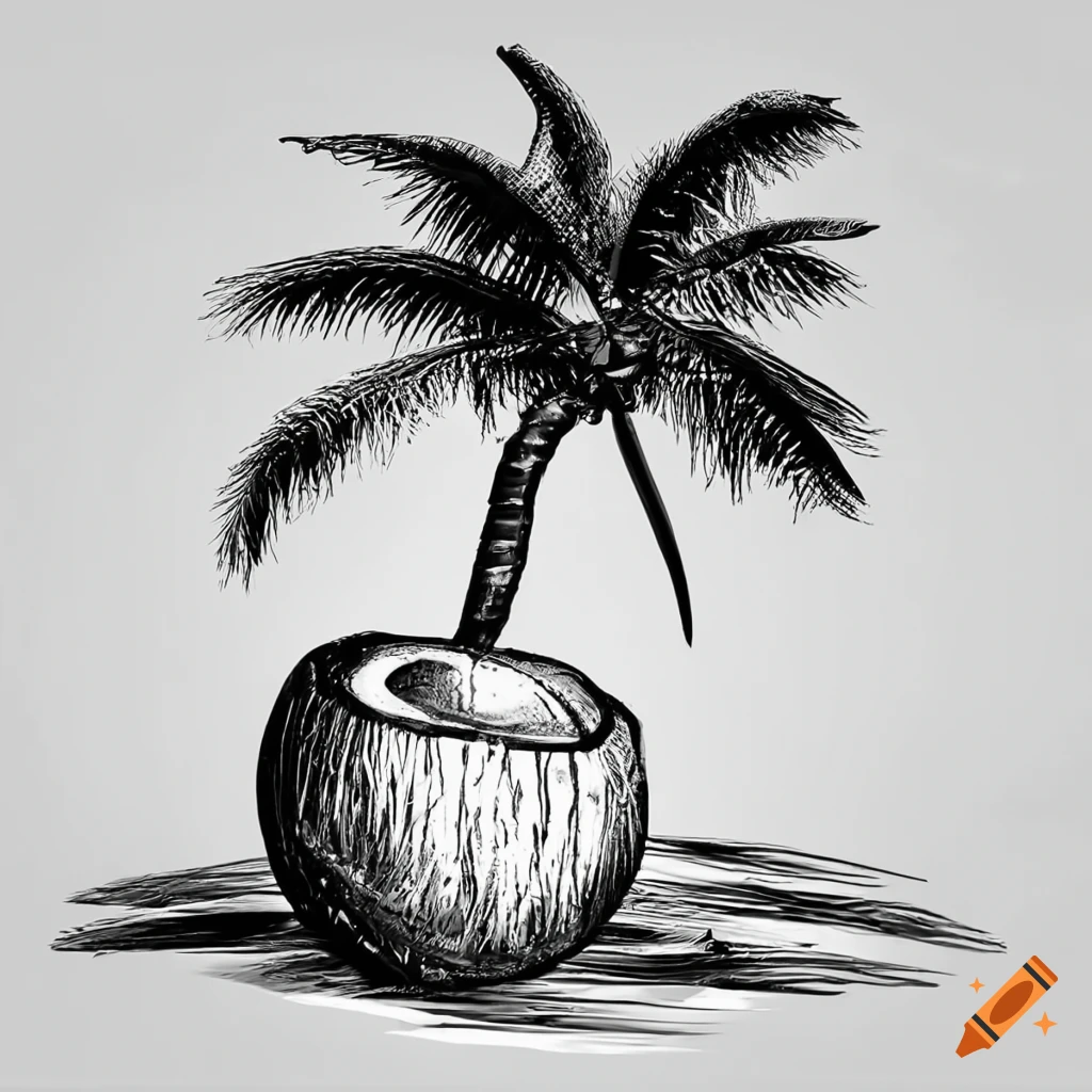 Beach scene with coconut trees on land illustration Stock Vector Image &  Art - Alamy