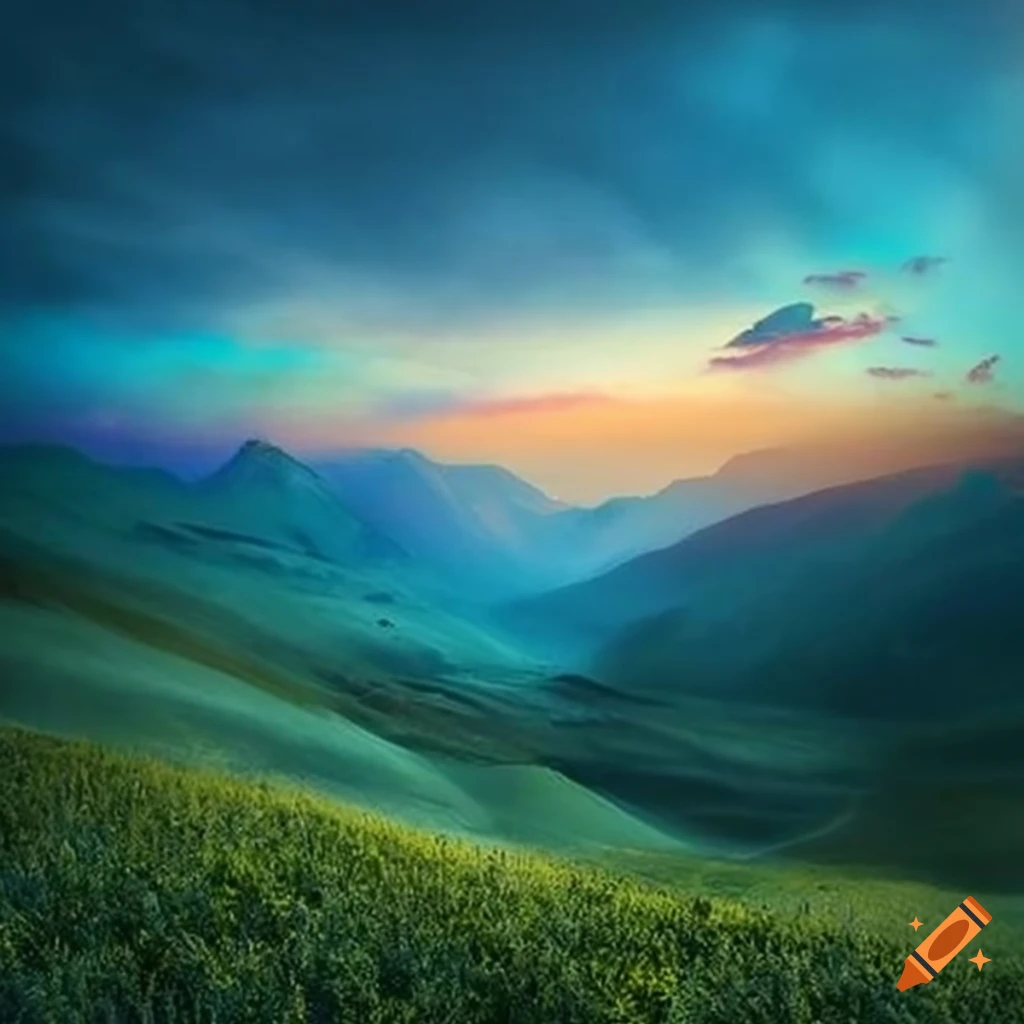 fantasy landscape with dream-like scenery