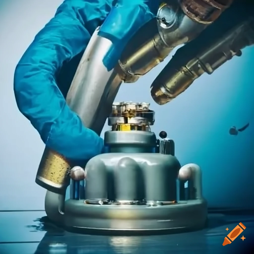 Gas technician at work on Craiyon