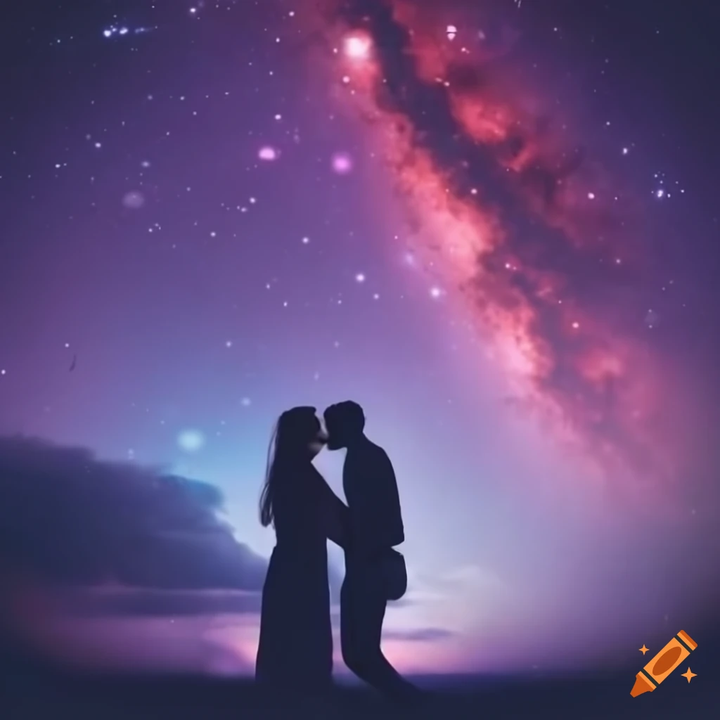 romantic message under the stars