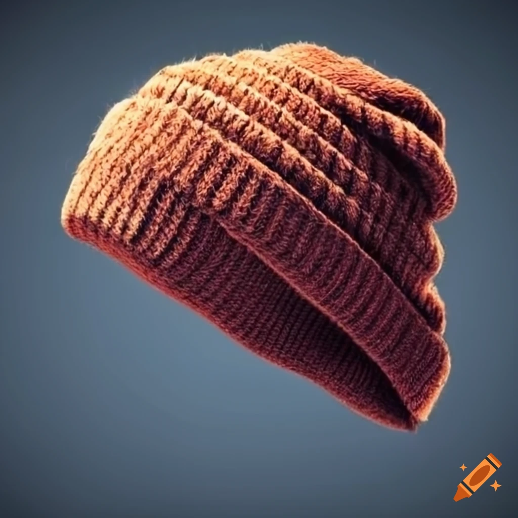 texture of a beanie hat