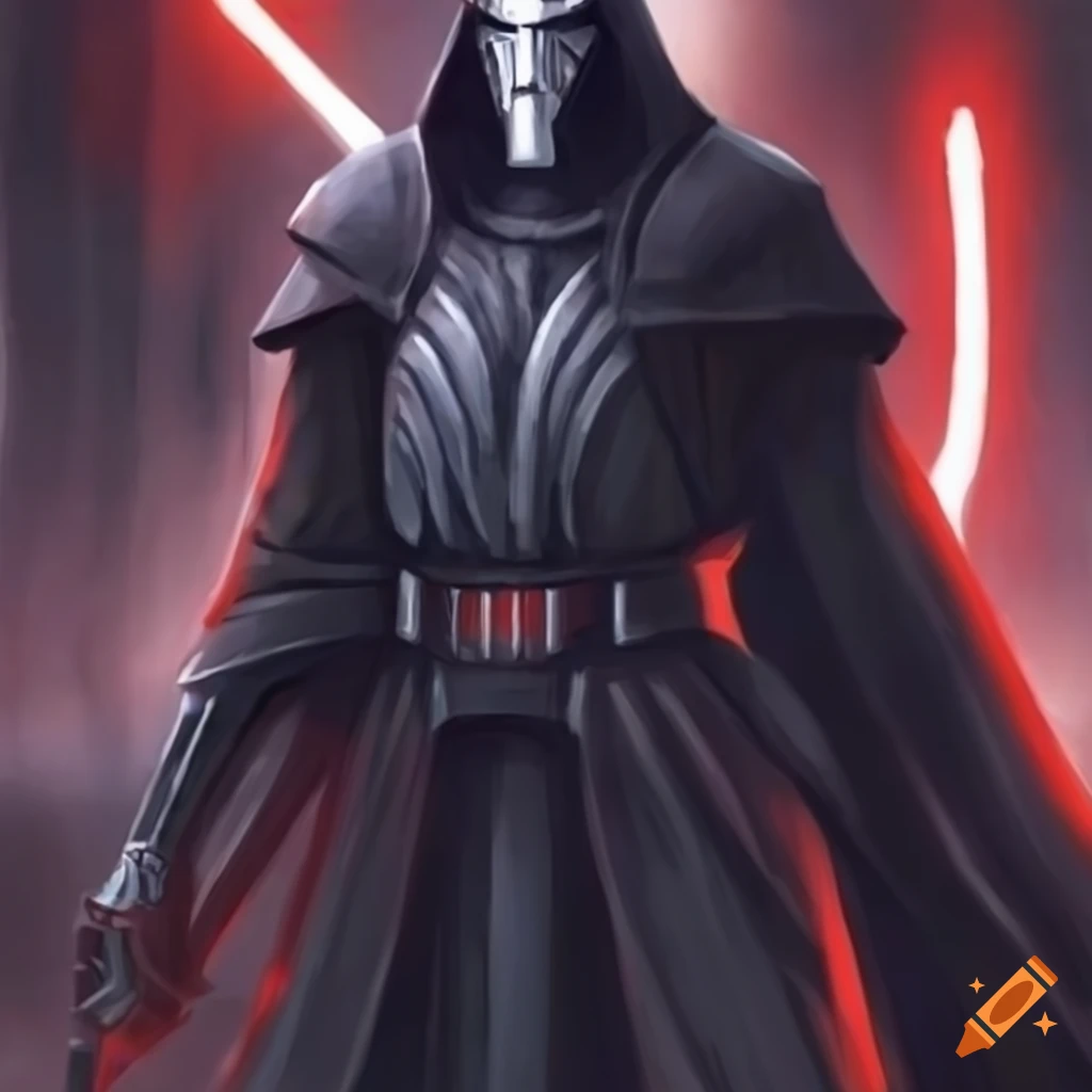 Depiction of the sith emperor vitiate on Craiyon