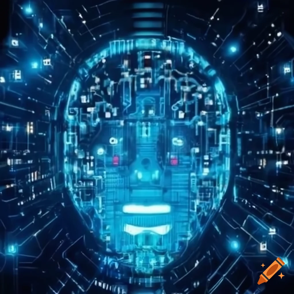 Artificial intelligence concept on Craiyon