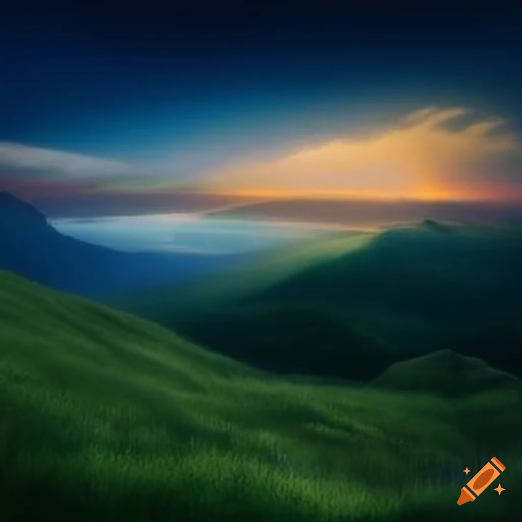 fantasy landscape with dream-like scenery
