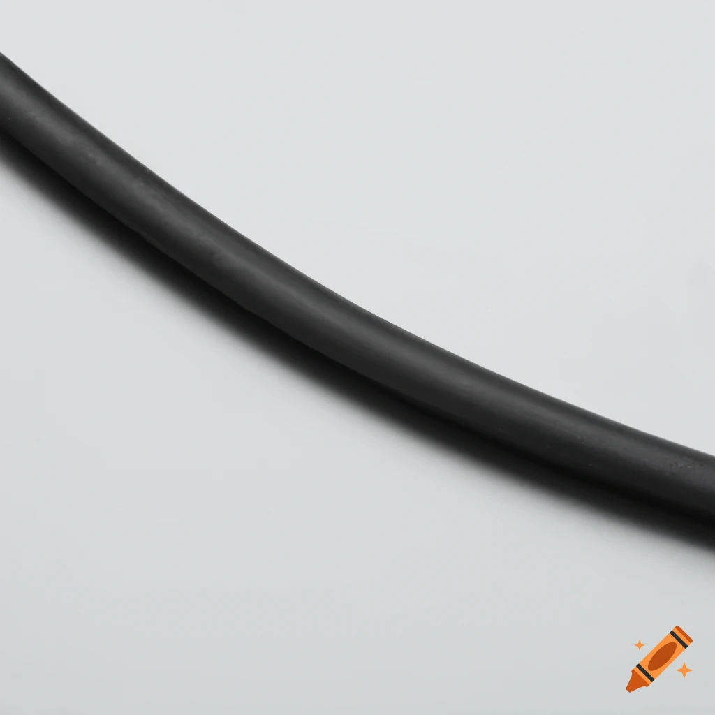 Black wire on white background on Craiyon