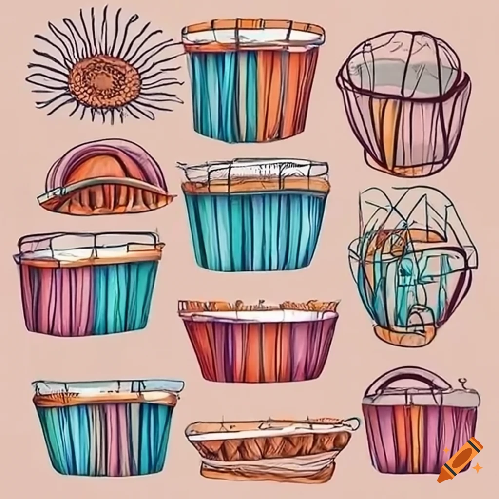 stacked-baskets-of-different-types