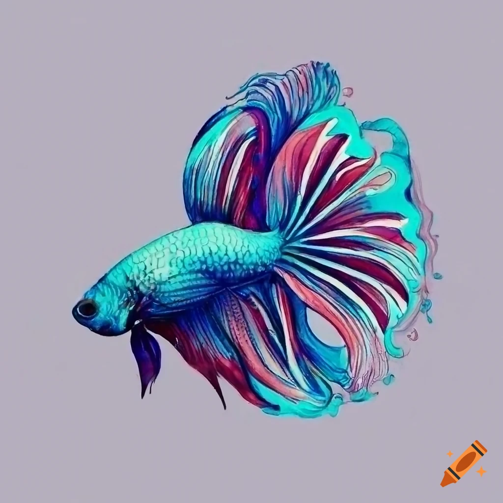 Fish outline drawing Stock Vector Image & Art - Alamy-saigonsouth.com.vn