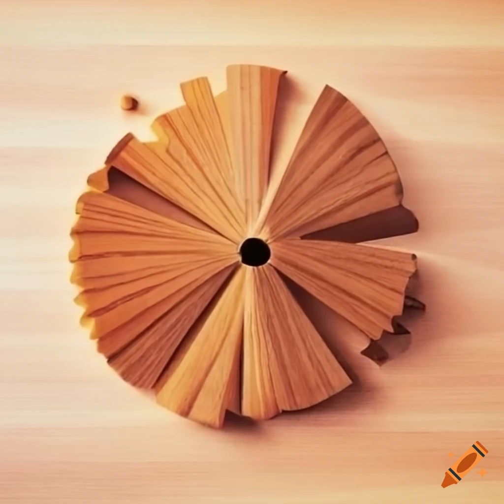 top view of a wooden cutting board