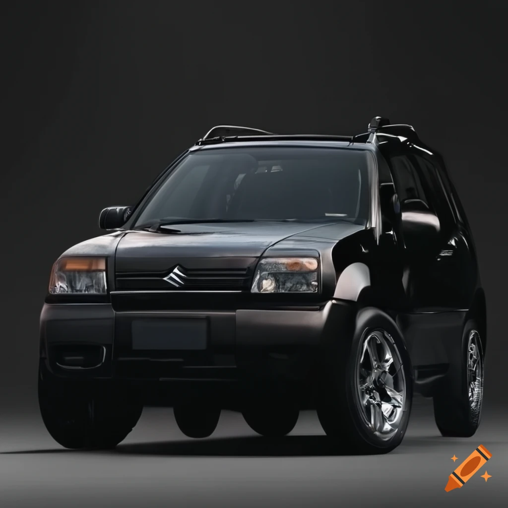 black Suzuki Vitara 2005