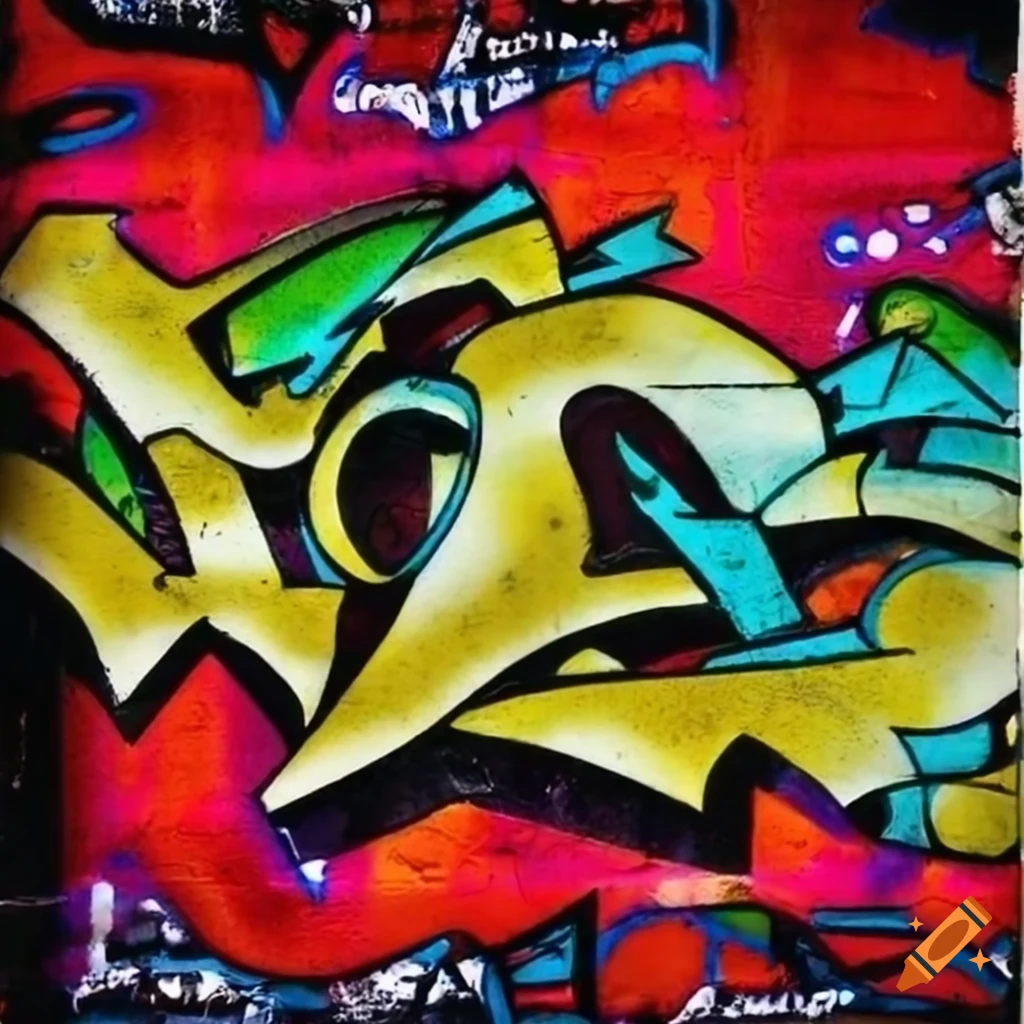organic graffiti lettering design
