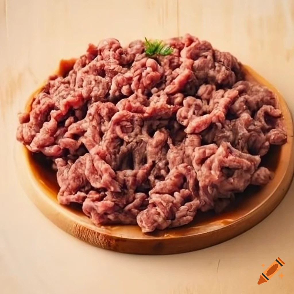 Ground beef mince on Craiyon
