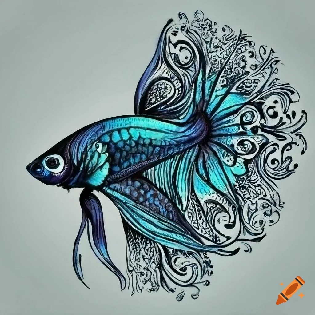 Tattoo uploaded by Buttons ⚉ • Betta Fish Triangle • Tattoodo