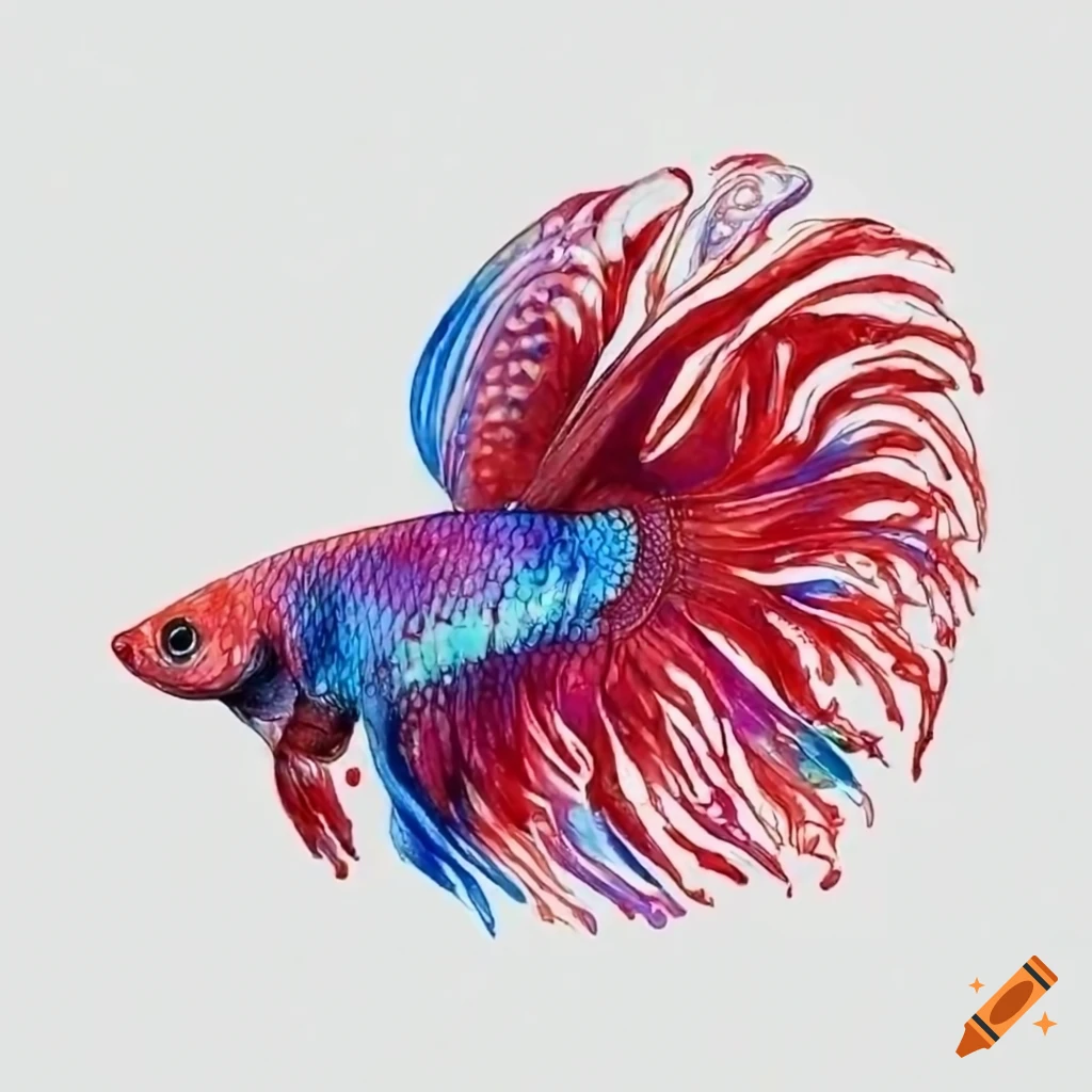 Betta Fish Canvas Artwork by Katy Lipscomb | iCanvas