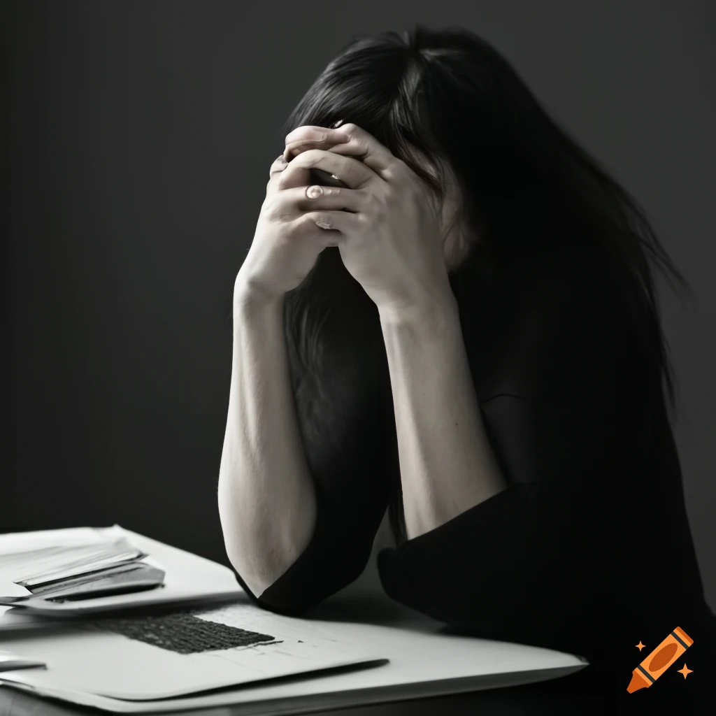 image of a woman working in an office