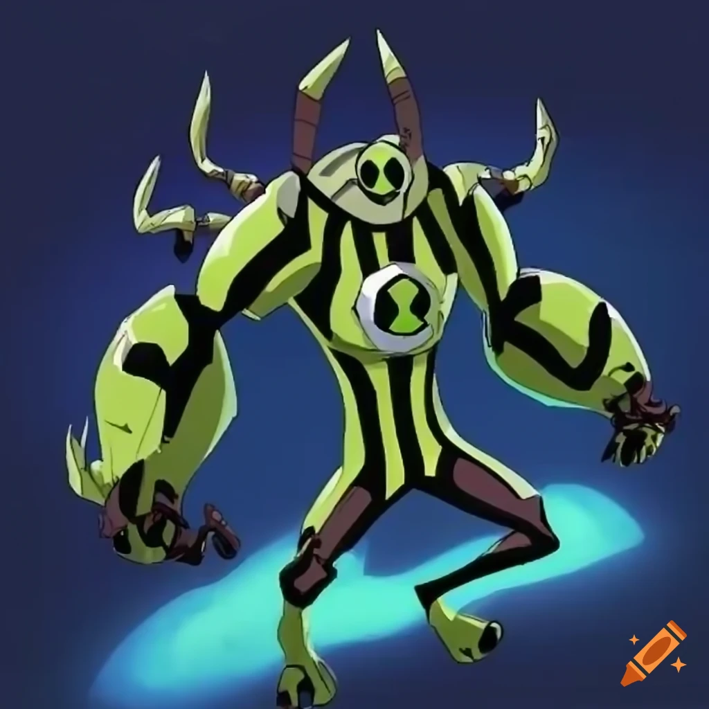 How To Draw Ben 10 Aliens Four Arms, Step by Step, Drawing Guide, by Dawn -  DragoArt