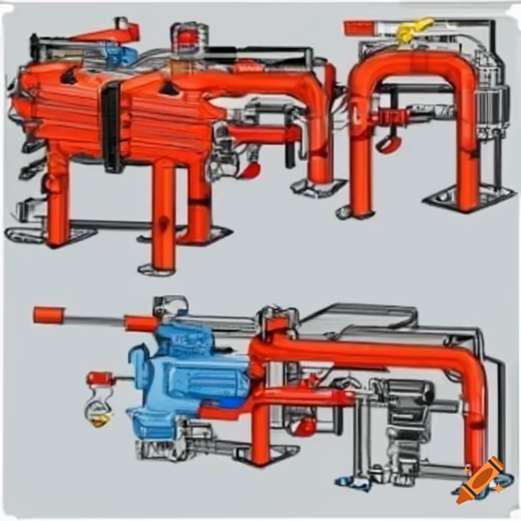drawing of hydraulic cylinder control