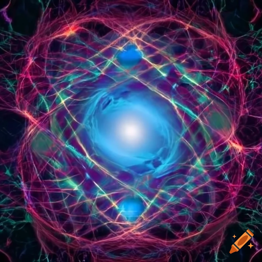 Visualization Of Quantum Geometry In The Universe On Craiyon