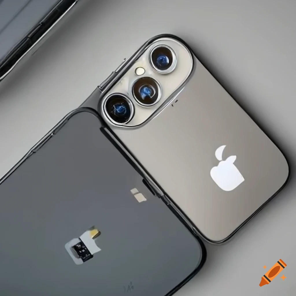 iPhone with USB-A port resembling iPhone 14 Pro Max