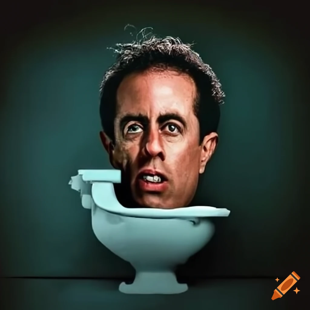 Jerry seinfeld in a bathroom scene