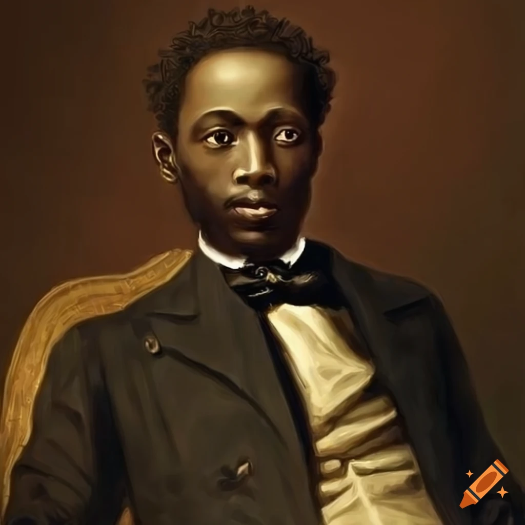 portrait of a wealthy 19th-century black man
