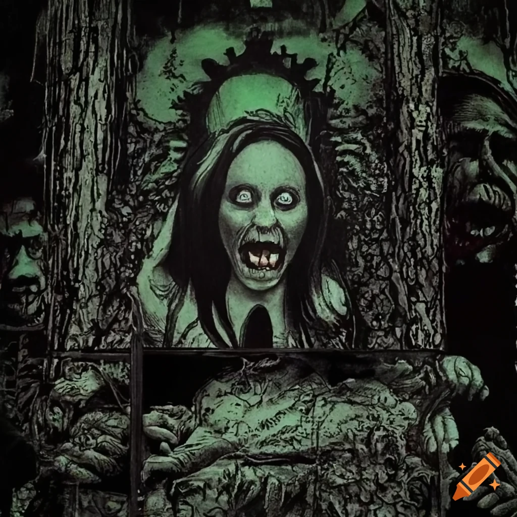 poster for the cerebral horror film "Kew Gardens"