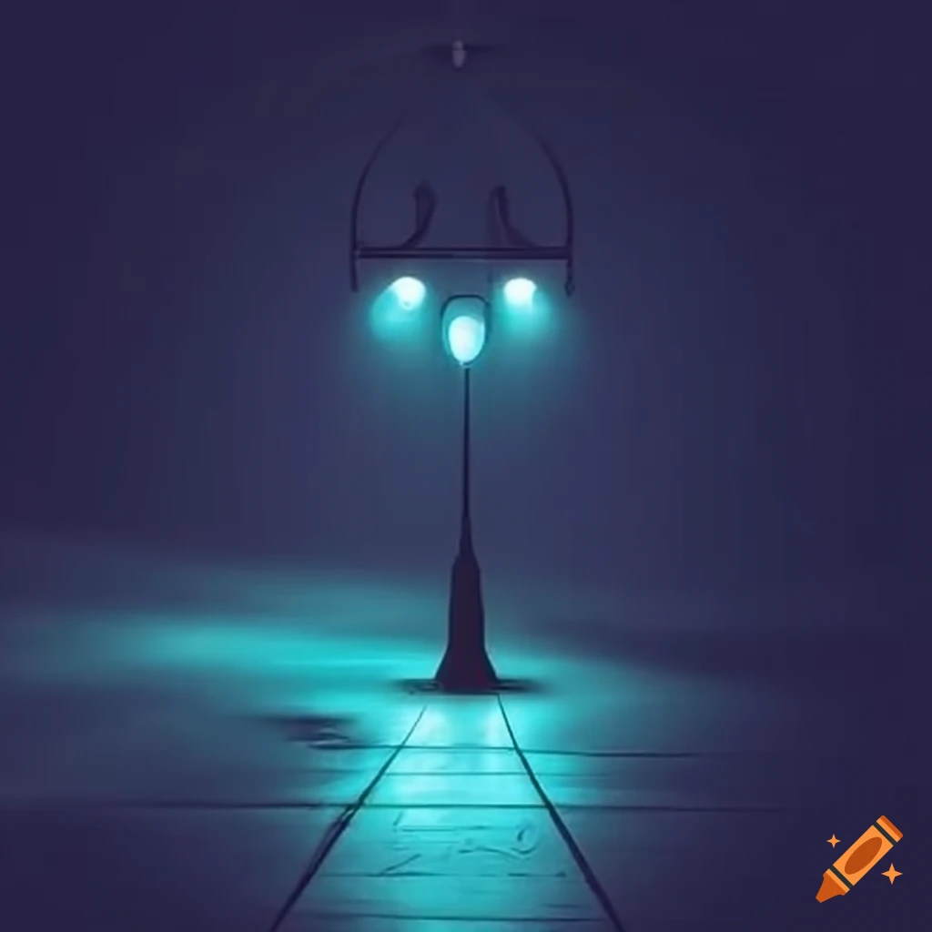 Futuristic streetlight on a sunny street on Craiyon