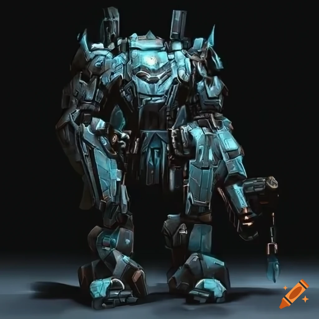mech god concept art