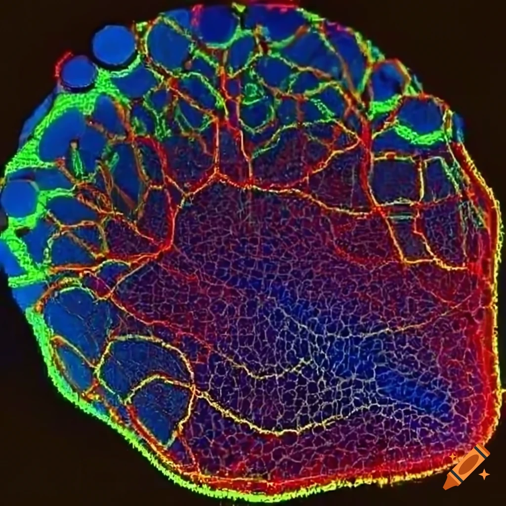 Illustration of a deep neural network on craiyon