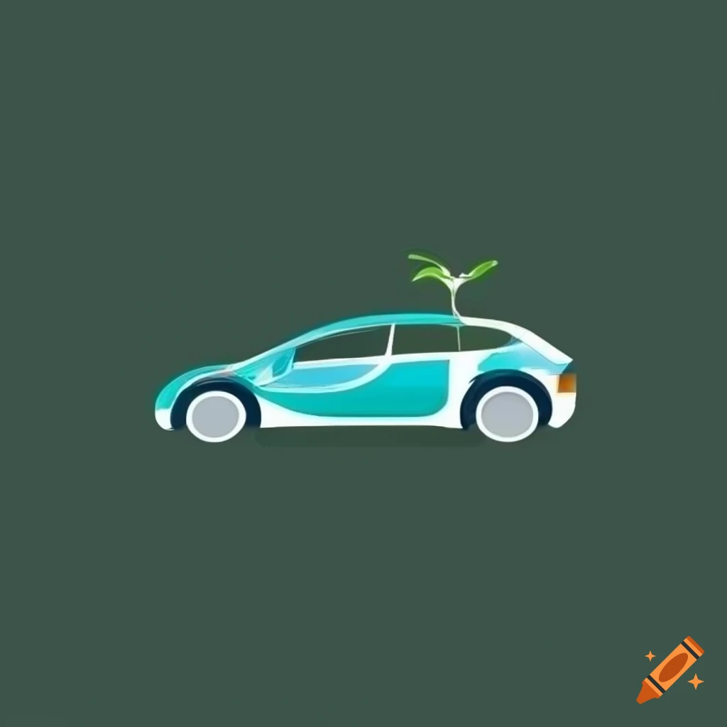minimalist-logo-of-an-electric-car-surrounded-by-nature-on-craiyon