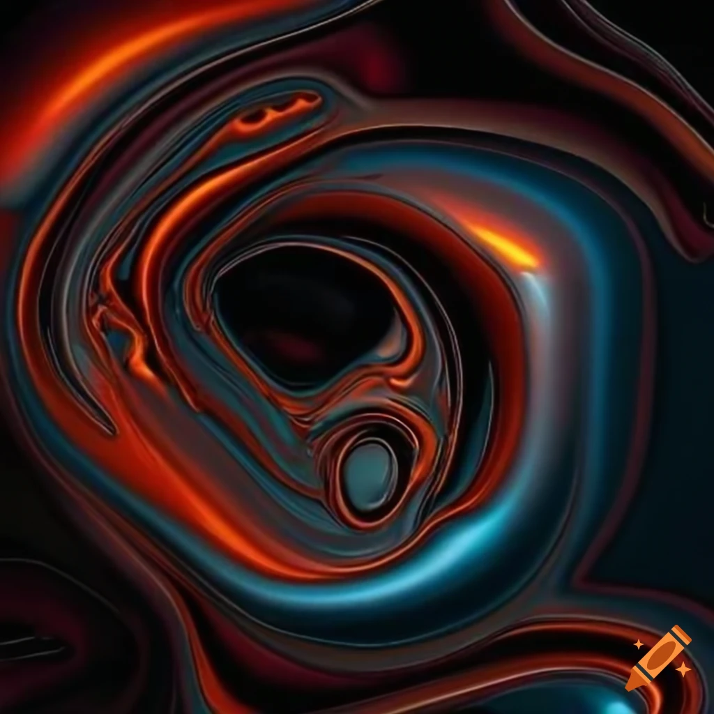 liquid metallic texture