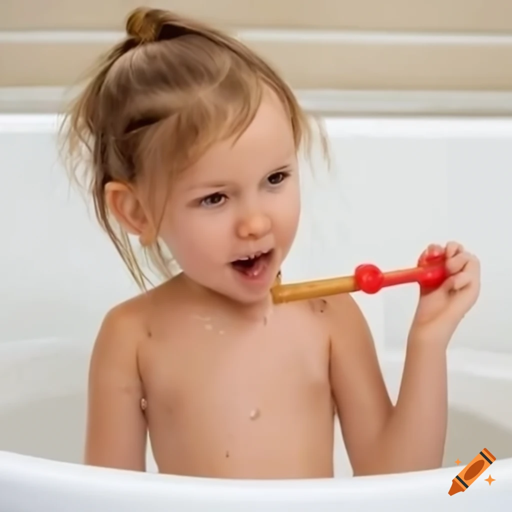 toddler girl with blonde pigtails enjoying a popsicle