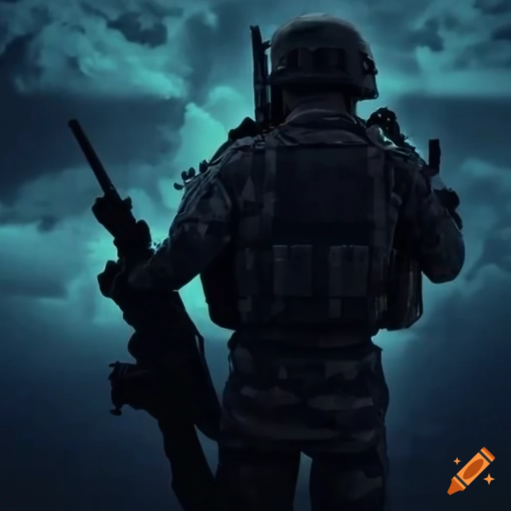 image of military equipment glowing