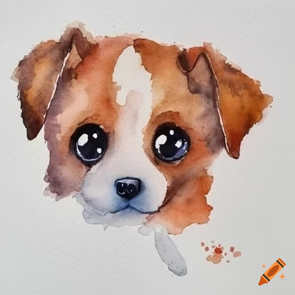 watercolor-painting-of-a-cute-puppy-on-craiyon
