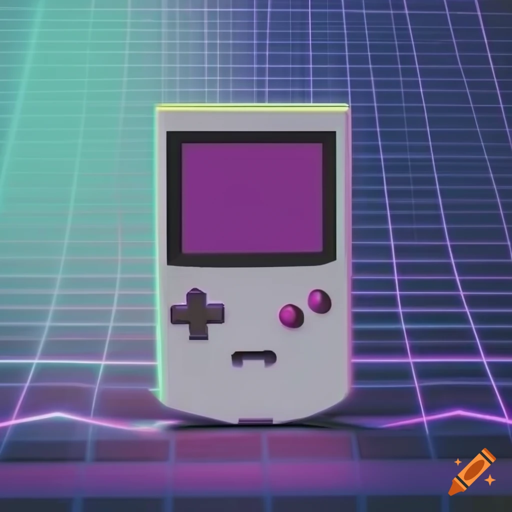 Glowing Game Boy Screen GIF