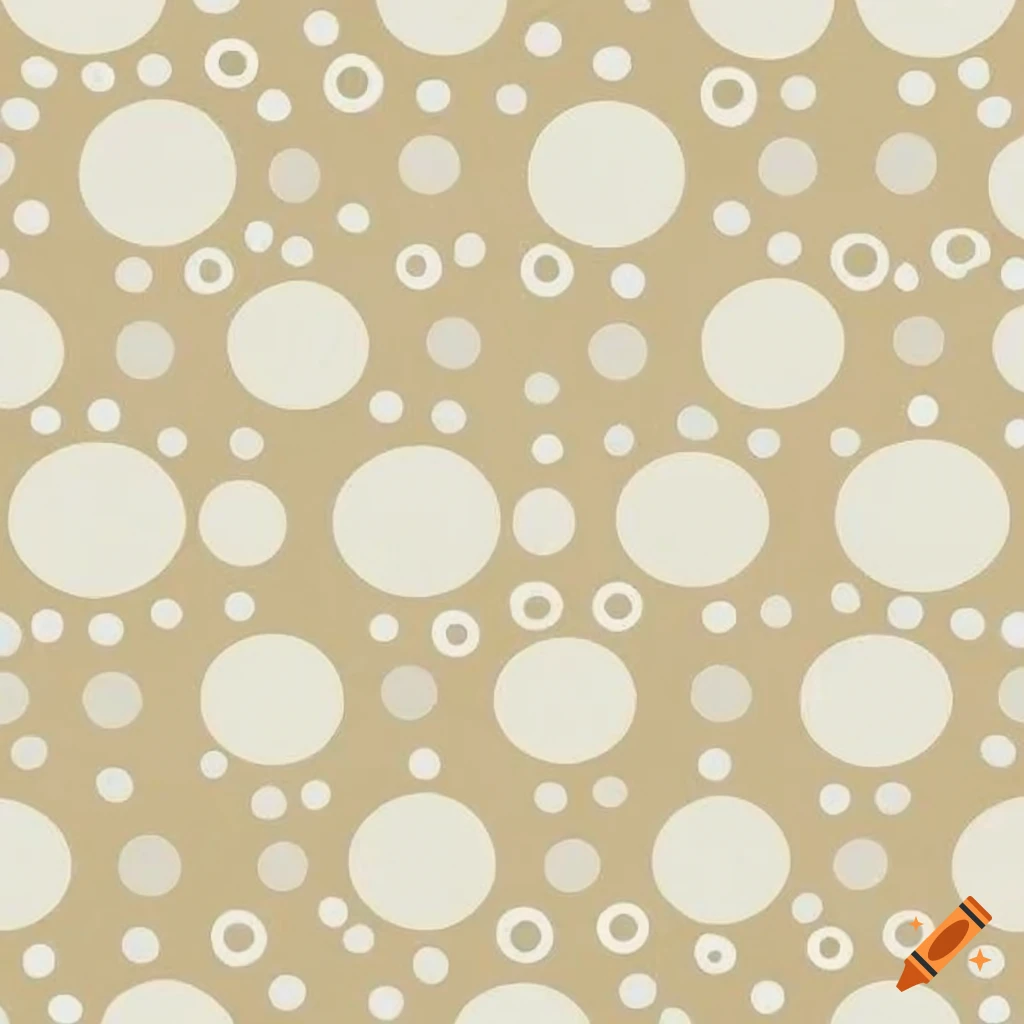 champagne wallpaper with white bubble pattern