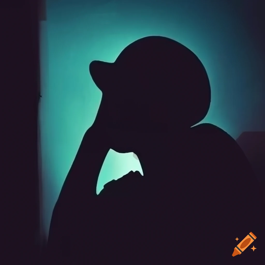 man enjoying music alone