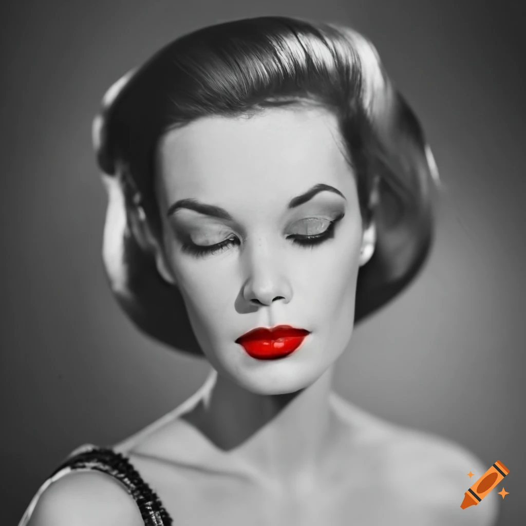 monochrome-portrait-of-lilli-palmer-with-closed-eyes-and-red-lips-on