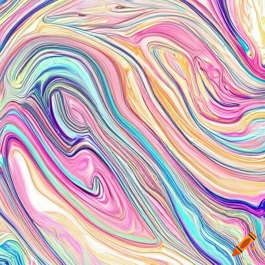continuous liquid-like pattern in Photoshop