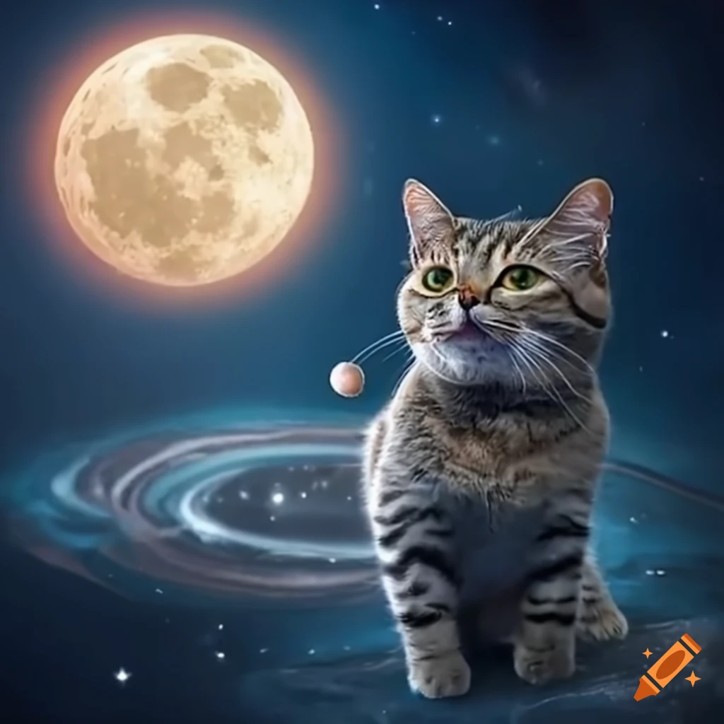Cat in the moonlight — Steemit