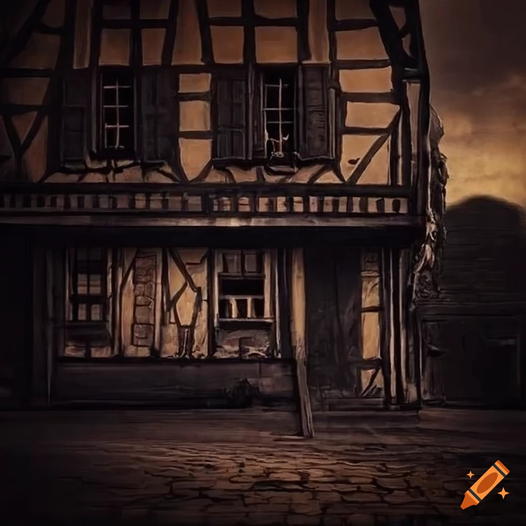 Picture of an old german tavern on Craiyon