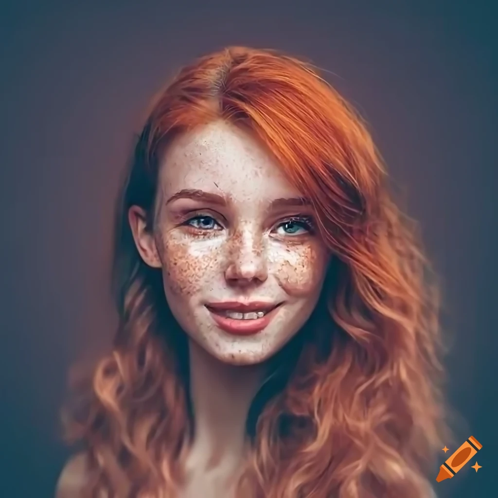 High Resolution Portrait Of A Beautiful Redhead Woman On Craiyon