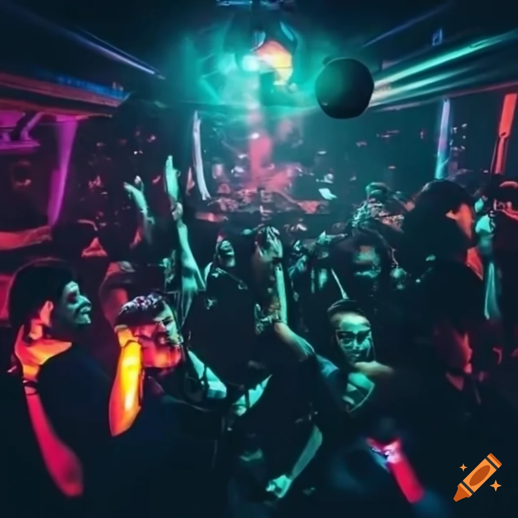 EDM club event flyer