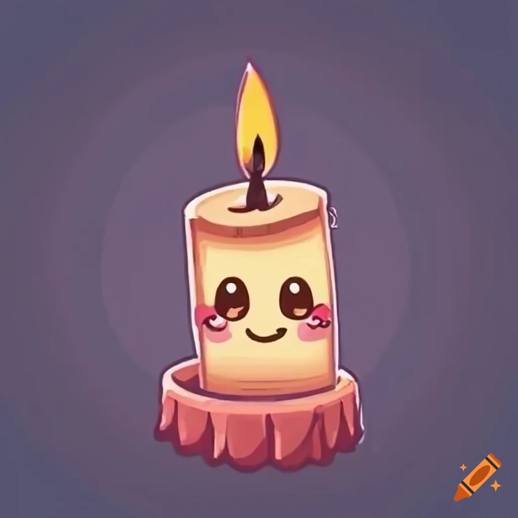 Birthday Cake Candle An Anime With Some Candles On A Backgrounds | JPG Free  Download - Pikbest