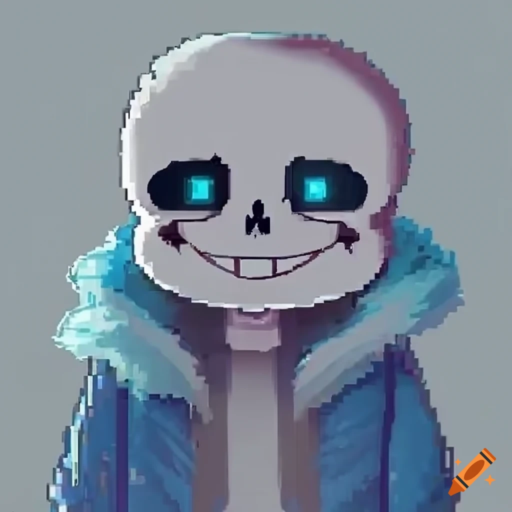 image of Sans from a popular video game