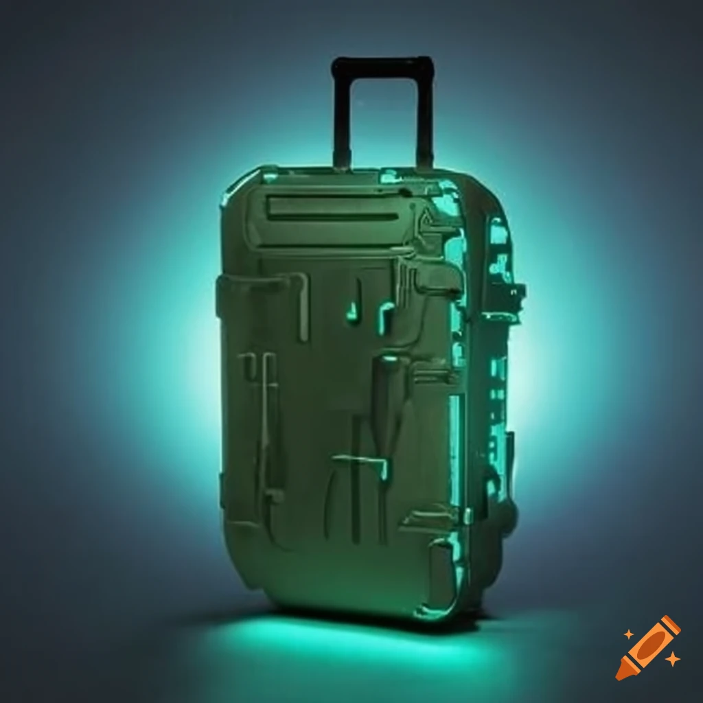 Glowing military secure case