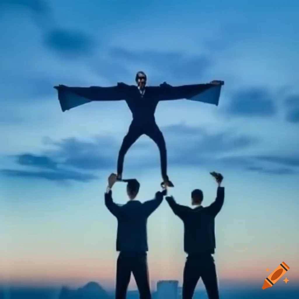 image depicting a successful business coach with entrepreneurs